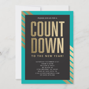Silvesterparty-Einladung zum Countdown Einladung