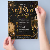 Silvesterparty Flyer (Hand)