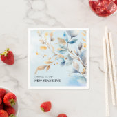 Silvesterparty mit Aquarell Serviette (Beispiel)