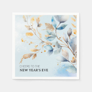 Silvesterparty mit Aquarell Serviette