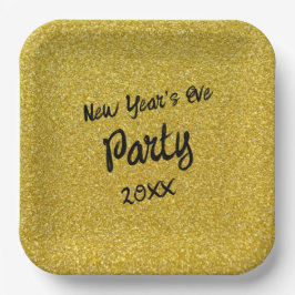 Silvesterparty Pappteller