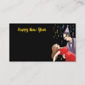 Silvesterparty Platzkarte (Vorderseite)