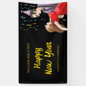 Silvesterparty Willkommen Banner (Vertikal)