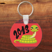 Silvesterschlange Schlüsselanhänger (Vorderseite)