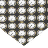 Silvesteruhrmuster-Party-Tabellenläufer Kurzer Tischläufer (Ecke)