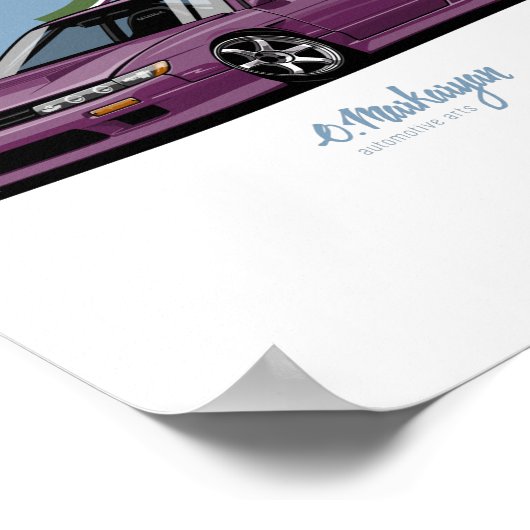 Silvia S13 Poster (Ecke)