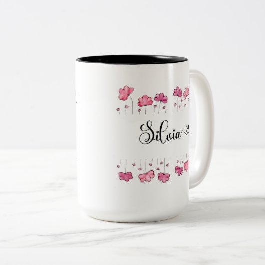 Silvia Tasse 15oz (siehe Optionen) (VorderseiteRechts)