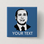 Silvio Berlusconi Button (Vorderseite)