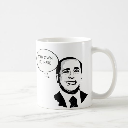 Silvio Berlusconi Kaffeetasse (Rechts)