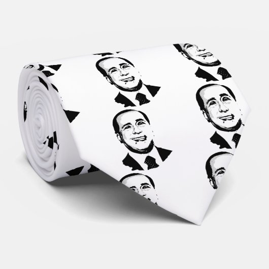 Silvio Berlusconi Krawatte (Gerollt)