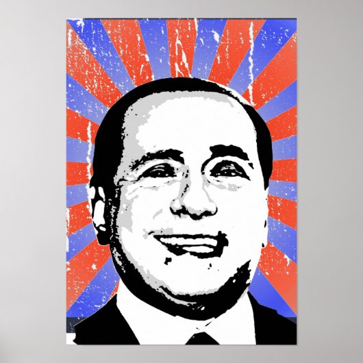 Silvio Berlusconi Poster (Vorne)