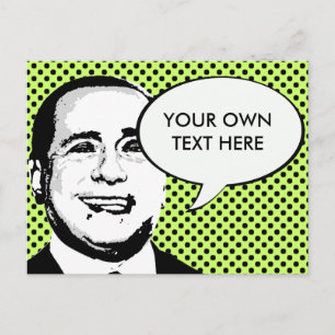 Silvio Berlusconi Postkarte