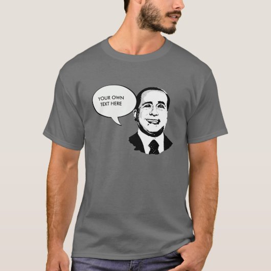 Silvio Berlusconi T-Shirt (Vorderseite)