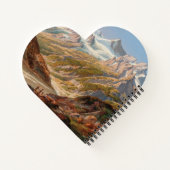 Silvretta Berglandschaft - Ignaz Dorn Notizblock (Rückseite)