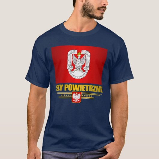 Sily Powietrzne (polnische Luftwaffe) T-Shirt (Vorderseite)