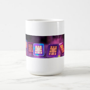 Sim-Karten Kaffeetasse