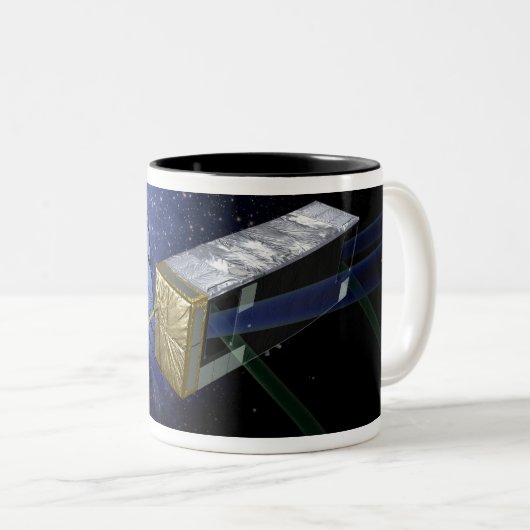 SIM PlanetQuest Zweifarbige Tasse (VorderseiteRechts)