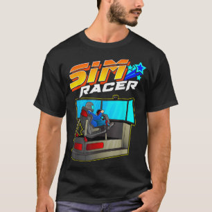 Sim Racer - Auto Racing and Driving Simulator Moti T-Shirt