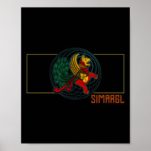 Simargl Heidentum Hund Nordische Abstammung Nation Poster