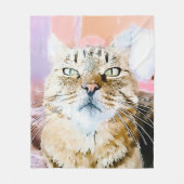 Simba der gestreifte König Fleecedecke (Vorderseite)