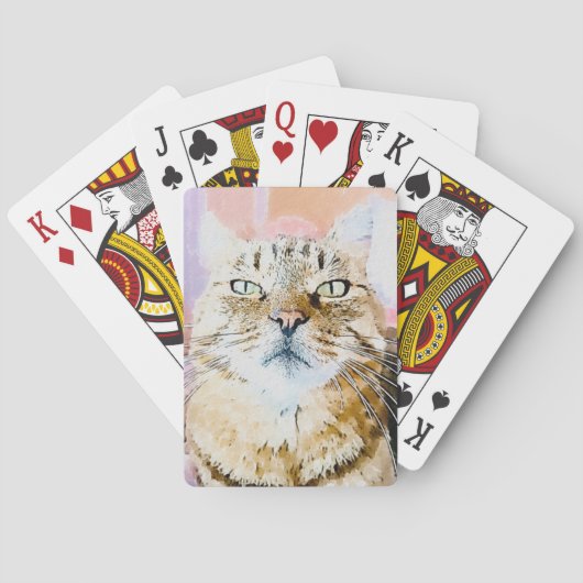 Simba der gestreifte König Spielkarten (Rückseite)