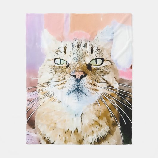 Simba the Striped King Fleecedecke (Vorderseite)