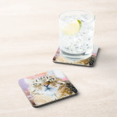 Simba the Striped King Getränkeuntersetzer (Rechte Seite)