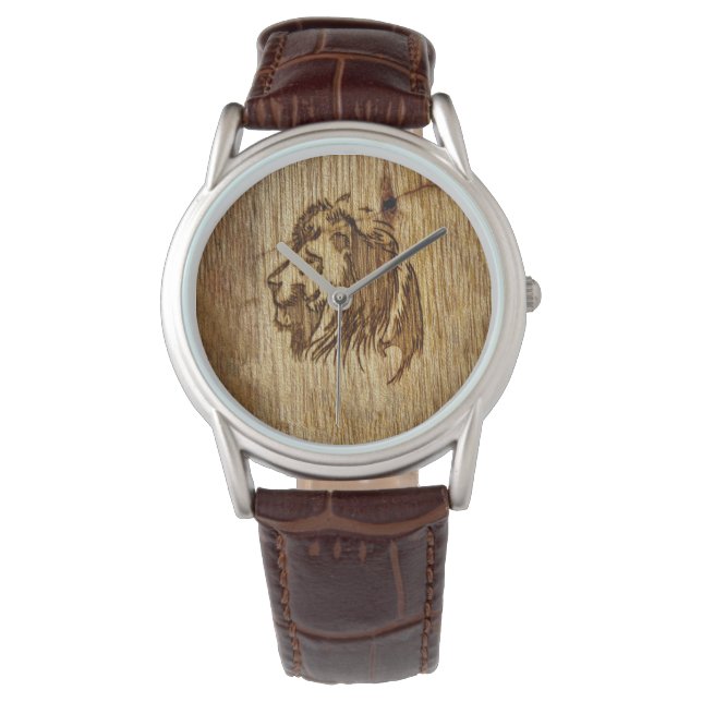 Simba Time Piece Watch von Daniel Duwa Artlove Armbanduhr (Vorderseite)