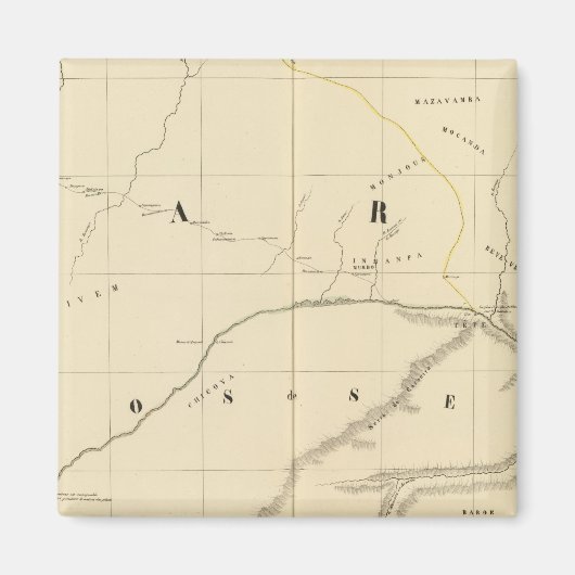 Simbabwe, Afrika 46 Magnet (Vorne)