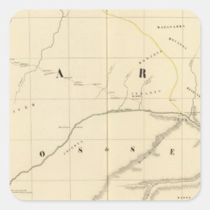 Simbabwe, Afrika 46 Quadratischer Aufkleber