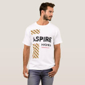 Simbabwe ASPIRE HIGHER Christliche Schrift T-Shirt (Vorne ganz)