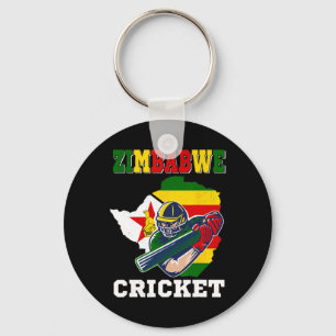 Simbabwe Cricket Spieler Flagge Jersey Schwarze Me Schlüsselanhänger