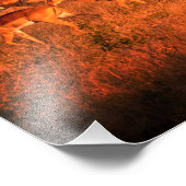 Simbabwe - die reine Natur des Antilopenposters Fotodruck (Ecke)