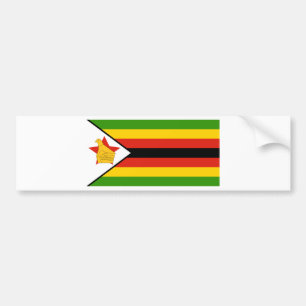 Simbabwe-Flagge Autoaufkleber
