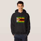 Simbabwe-Flagge Hoodie (Vorne ganz)