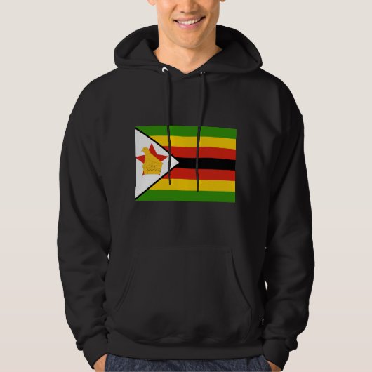 Simbabwe-Flagge Hoodie (Vorderseite)