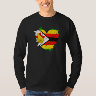 Simbabwe-Flagge Ich liebe es Es ist in meiner DNA T-Shirt