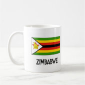 Simbabwe-Flagge Kaffeetasse (Links)