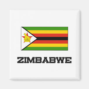 Simbabwe-Flagge Magnet