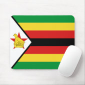 Simbabwe-Flagge Mousepad (Mit Mouse)