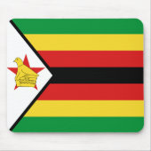 Simbabwe-Flagge Mousepad (Vorne)
