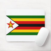 Simbabwe-Flagge Mousepad (Mit Mouse)