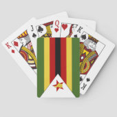 Simbabwe-Flagge Spielkarten (Rückseite)
