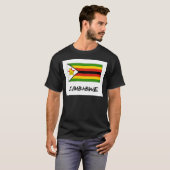 Simbabwe-Flagge T-Shirt (Vorne ganz)