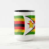 Simbabwe Flagge Tasse (Zentrum)