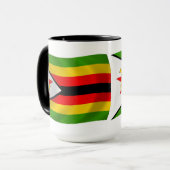 Simbabwe Flagge Tasse (Vorderseite Links)