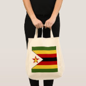 Simbabwe-Flagge Tragetasche (Vorderseite (Produkt))