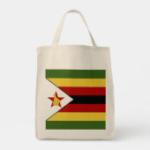 Simbabwe-Flagge Tragetasche (Rückseite)