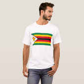 Simbabwe-Flaggen-T - Shirt (Vorne ganz)