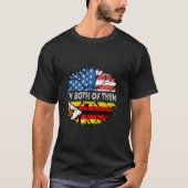 Simbabwe Ich bin beide die Sonnenblume in den USA T-Shirt (Vorderseite)